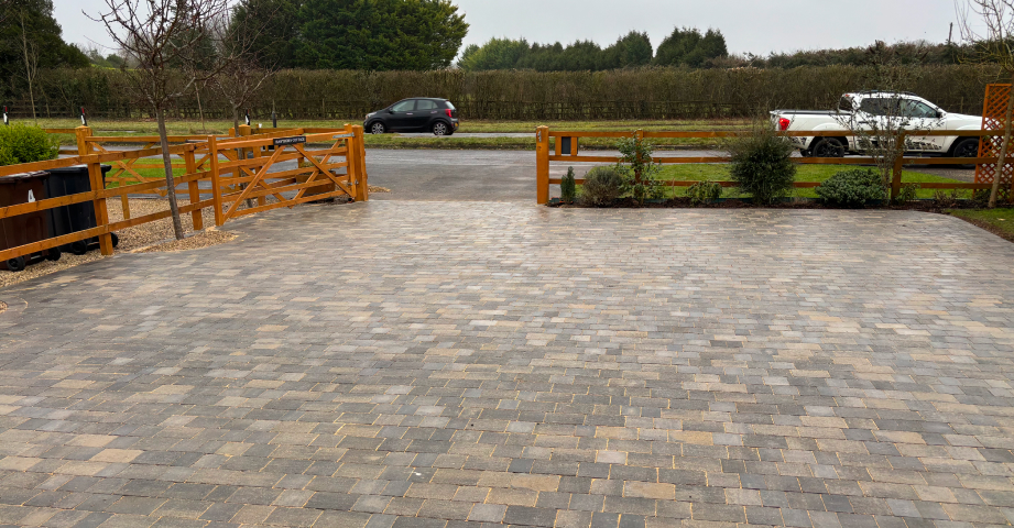 Block paving driveways and paths
