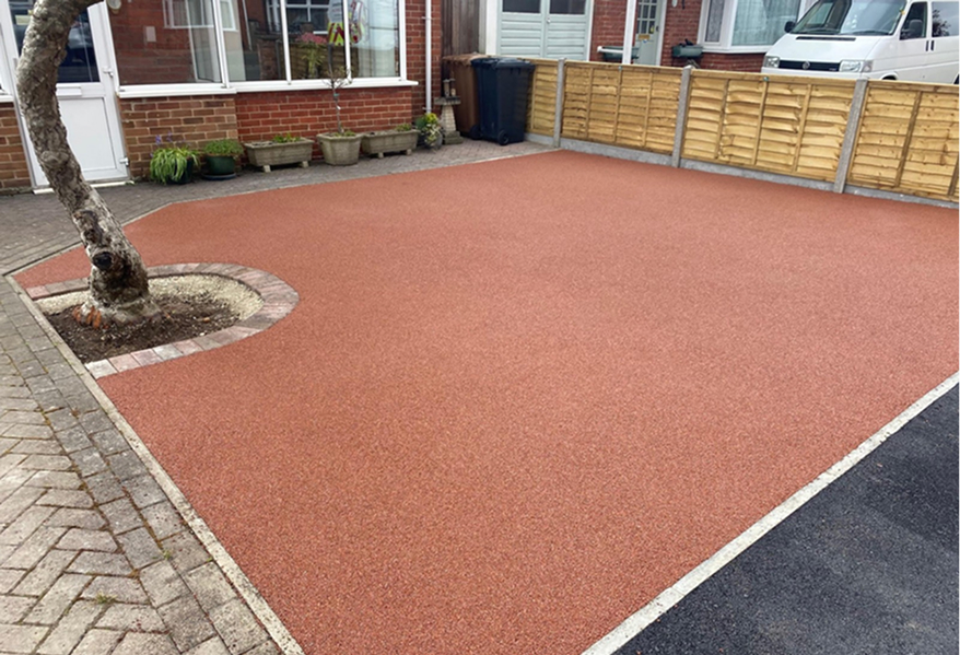 New patio installed in Andover, Hampshire