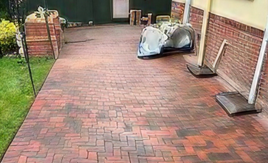 Patio installed near Andover by Test Valley Paving