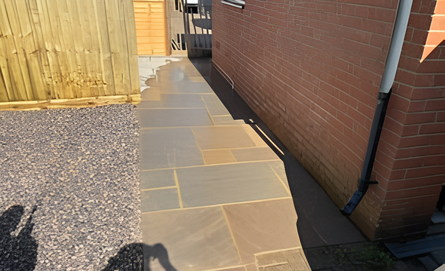 Patio installed near Newbury by Test Valley Paving